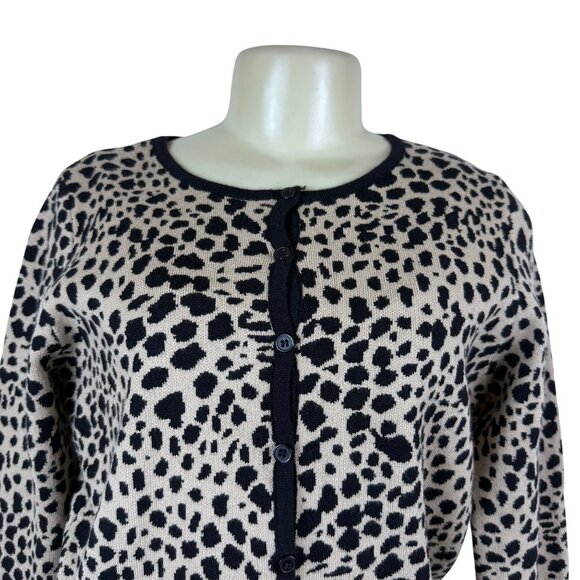 Le Lis Womens Animal Print Rayon Polyester Sweater & Tank Top Set Stylish Size - Picture 7 of 11